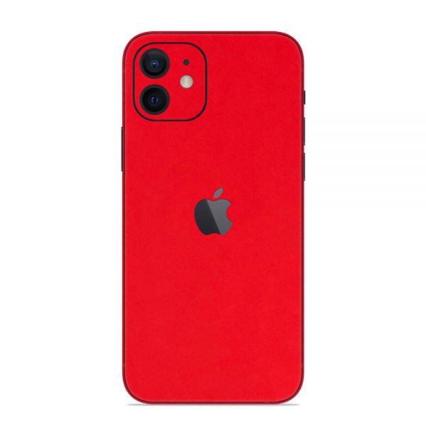 Skin Roșu Mat iPhone 12