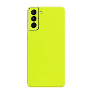 Skin Verde Neon Metalizat Samsung Galaxy S21 / S21 Plus