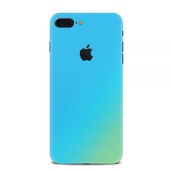 Skin Cameleon Bleu Auriu iPhone 7 Plus / 8 Plus