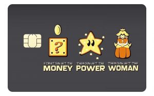 Skin Card de Credit Money Power Woman Cip Mic