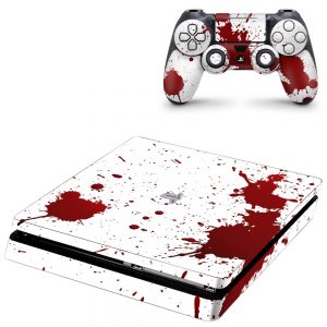 Folie Skin Blood Splash Consolă și Controller Sony PlayStation 4 Slim (PS4 Slim)