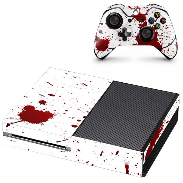 Folie Skin Blood Splash Consolă și Controller Xbox One