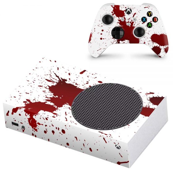 Folie Skin Blood Splash Consolă și Controller Xbox Series S