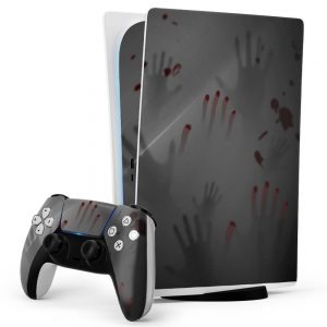 Folie Skin Bloody Hands Consolă și Controller Sony PlayStation 5 (PS5) Digital Edition / Disc Edition