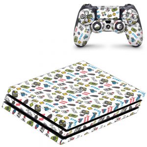 Folie Skin Gaming Pyjamas Consolă și Controller Sony PlayStation 4 Pro (PS4 Pro)