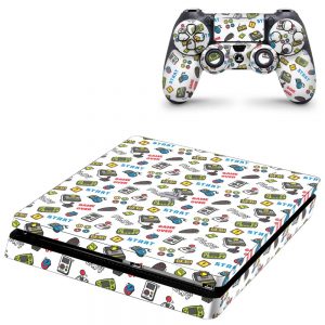 Folie Skin Gaming Pyjamas Consolă și Controller Sony PlayStation 4 Slim (PS4 Slim)