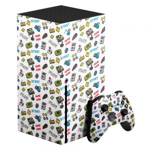 Folie Skin Gaming Pyjamas Consolă și Controller Xbox Series X