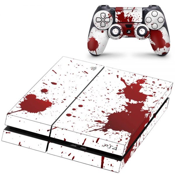 Folie Skin Blood Splash Consolă și Controller Sony PlayStation 4 (PS4)