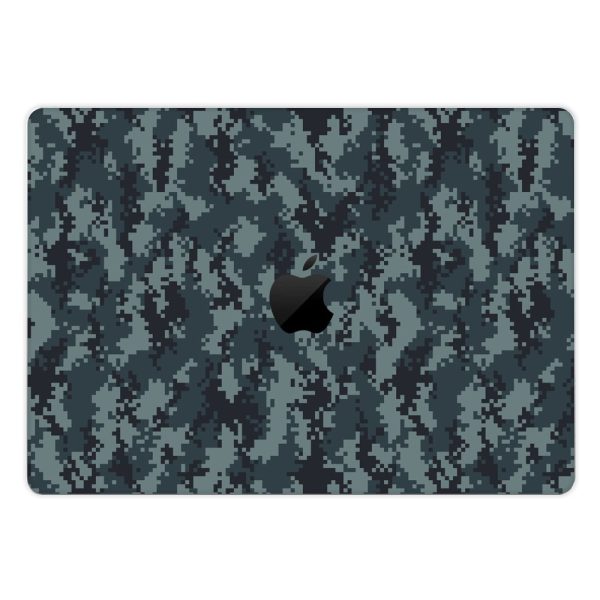 Folie Skin Digital Camo Laptop MackBook Pro / Air (black logo)